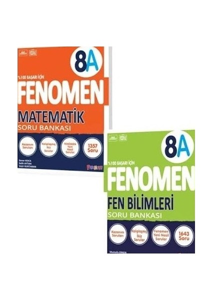 Yayınları 8.sınıf Fen Bılımlerı (A) ve Matematık (A) Soru Bankası