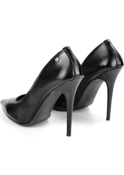 Arabella Esnek Yumuşak Kaymaz Taban (11 Cm) Siyah Rugan Kadın Topuklu Ayakkabı fırsatları