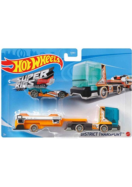 3 Adet Taşıyıcı Tırlar - Enerjik Ayrıntılarla Dolu Spor Arabalı Süper Tırlar - BDW51