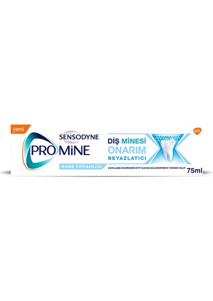 4 Adet Sensodyne Diş Macunu Promine Onarım Beyazlatıcı 75 ml fiyatları