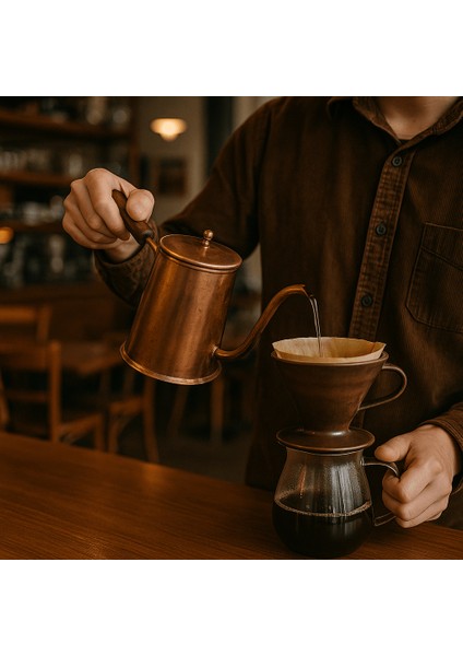 Bakır Kahve Potu