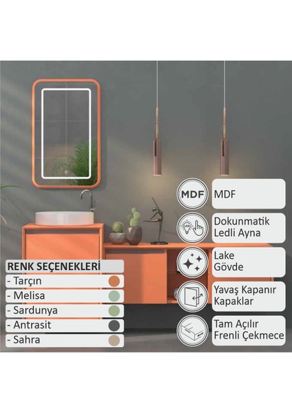 Art Banyo Dolabı 120 cm (Boy Dolabı Dahil Değildir.) fiyatları