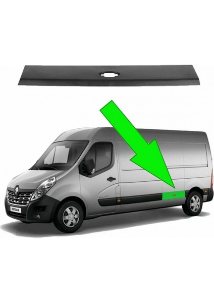 Renault Master Iıı 2009 Sonrası Yan Çevre Bandı Sol (Uzun Kasa) Orta Direk Çıtası Oem No (768570130R)