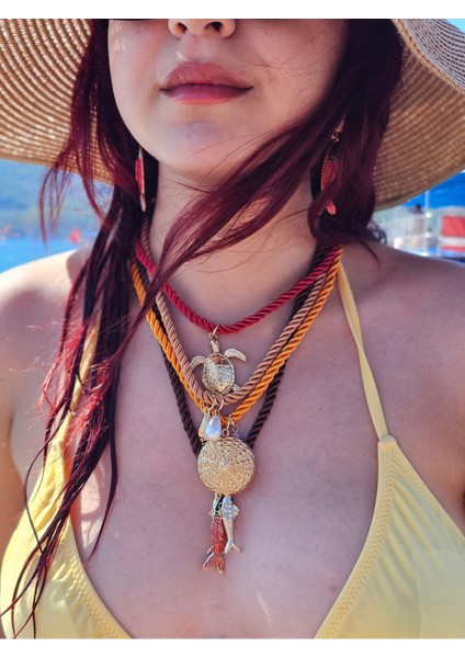 Zra Model Balık Kombin Kolye modelleri