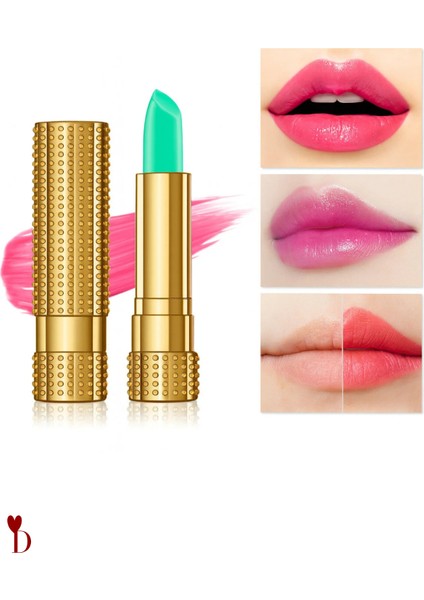Sihirli Ruj Renk Değiştiren 24 Saat Kalıcı Ruj Pembe