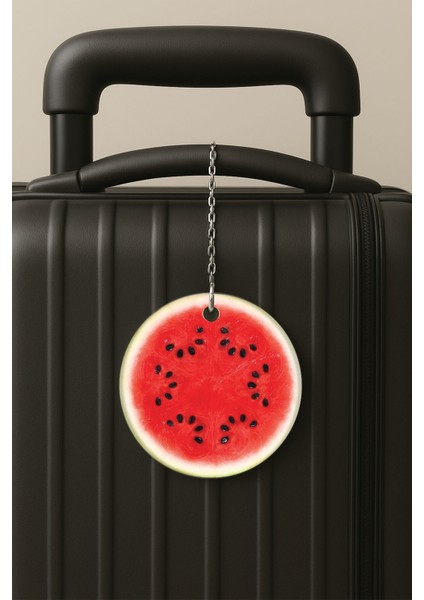 Kartal Şampiyon Desenli Uv Baskılı Pleksi Bavul Etiketi Seyahat Tatil Valiz Etiketi