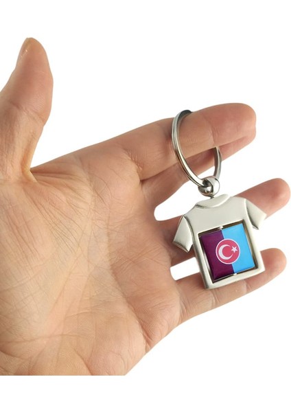 Ortası Dönebilen Bordo Mavi Forma Metal Anahtarlık 1 Adet fırsatları