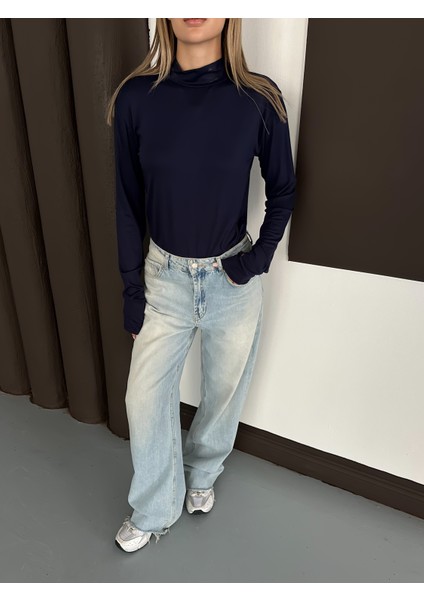 Kadın 3'lü Set Parmak Detaylı Body