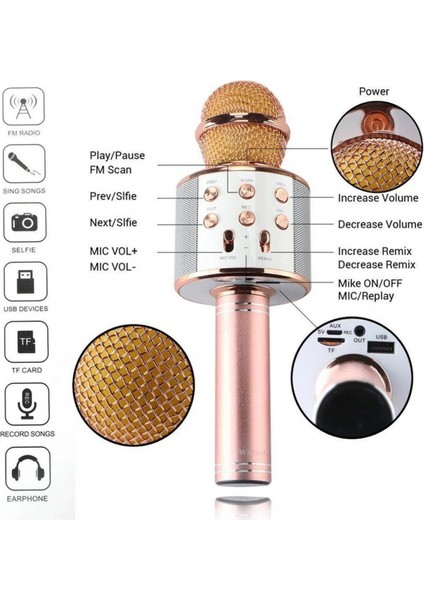 Bluetooth Karaoke Mikrofon (5324) modelleri