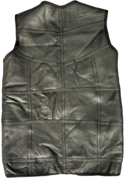 Özel Üretim Patchwork Kürk-Süet Gerçek Deri Çocuk Yelek 5-6 Yaş fiyatları