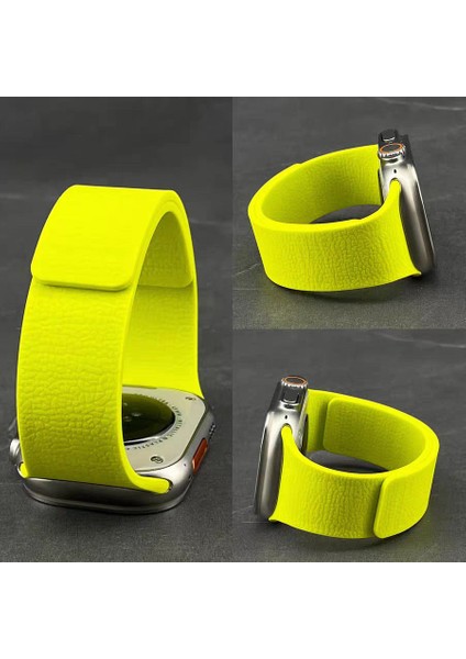 Apple Watch Series 11/10/9/8/7/se/se2/se3/ultra/ultra2/ultra3 Uyumlu 42/44/45/46/49MM Deri Görünümlü Yumuşak Dokulu Manyetik Mıknatıslı Kordon fırsatları