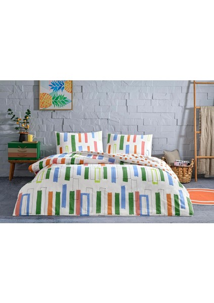 Ranforce Tek Kişilik Nevresim Takımı Yeşil