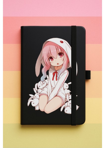 Kawaii Baskılı Tarihsiz Yuvarlak Köşeli Desenli Uv Termo Defter