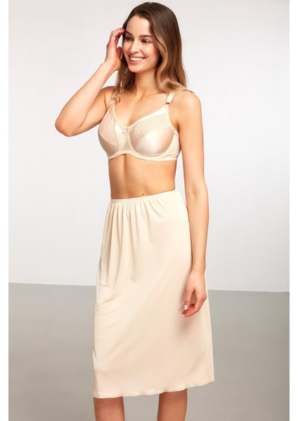 Kadın Düz Uzun Jupon