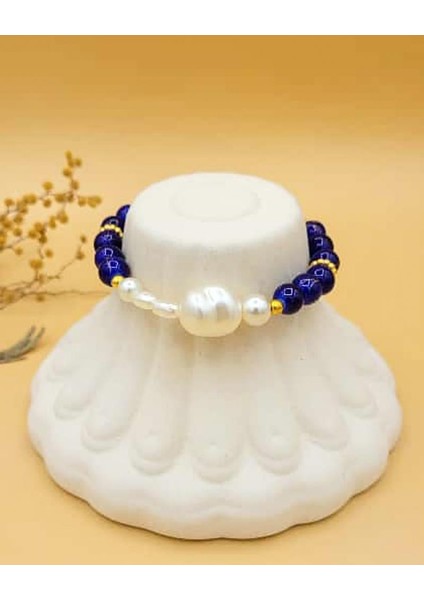 Azure Pearl El Yapımı Bileklik modelleri