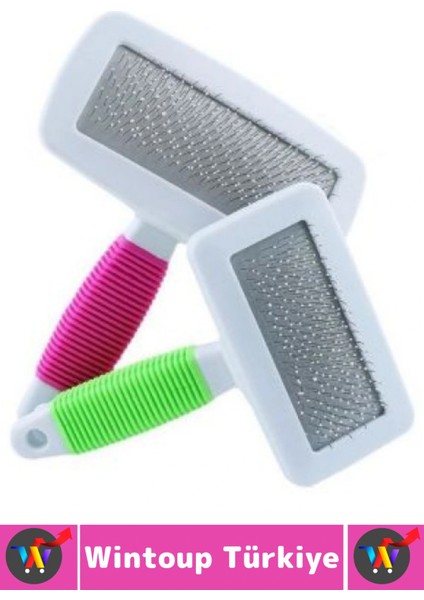 Evcil Hayvan Hijyenik Tüy Toplama Bakım Temizlik Küçük Irk Köpek Kedi Ince Telli Tarama Fırçası fiyatları