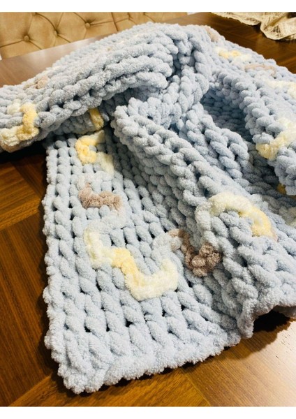 Puff El Örgüsü Özel Tasarım Bebek Bahtaniyesi