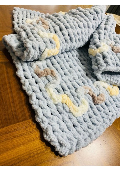 Puff El Örgüsü Özel Tasarım Bebek Bahtaniyesi