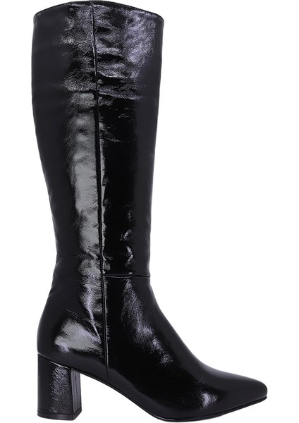 Hobby 260404R Hakiki Rugan Deri Kadın Çizme