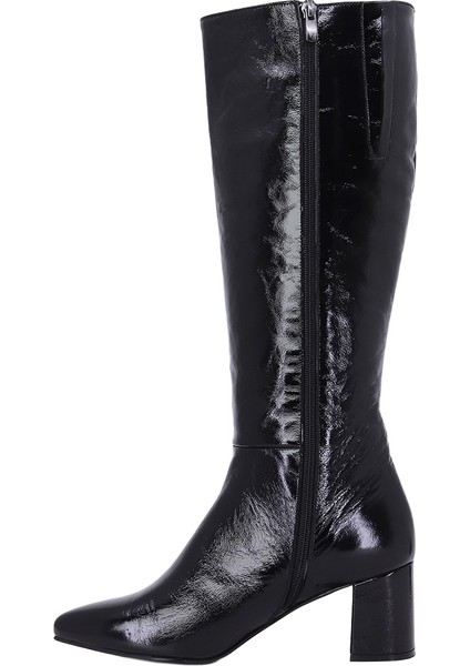 Hobby 260404R Hakiki Rugan Deri Kadın Çizme fırsatları