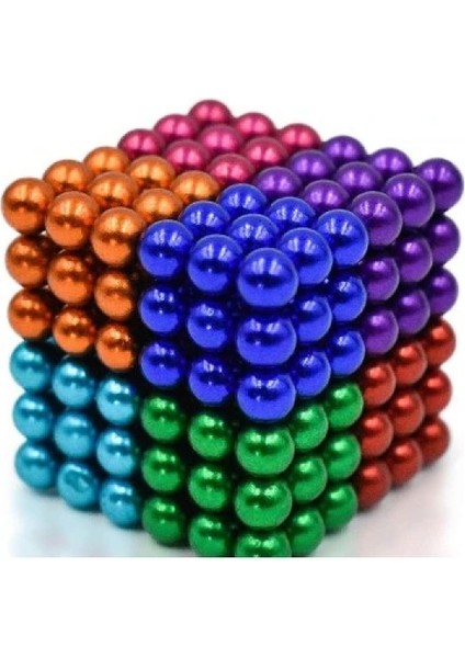 Sihirli Manyetik Toplar Dyum Mıknatıs Küp Bilye 216 Adet Cube Küp Dymium