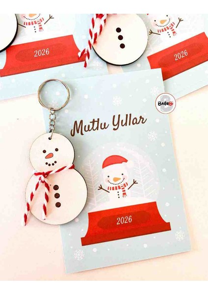 Kardan Adam Hediye Anahtarlık