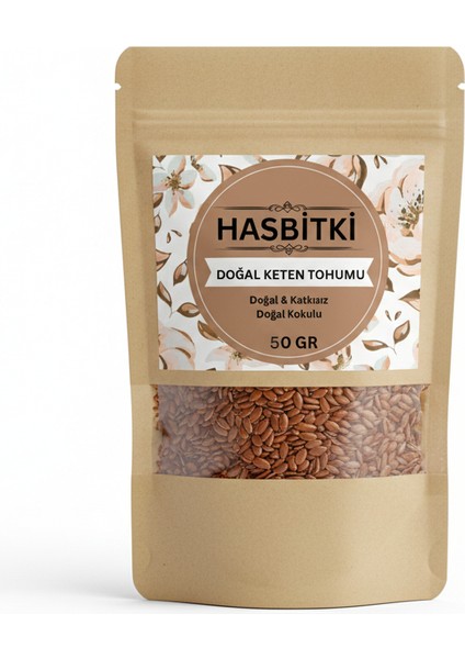 Keten Tohumu 50 G – Doğal Kurutulmuş Bitki