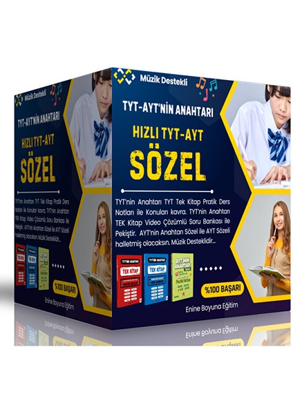 Tyt’nin Anahtarı – Hızlı Tyt & Ayt Sözel (3 Süper Kitap Seti)
