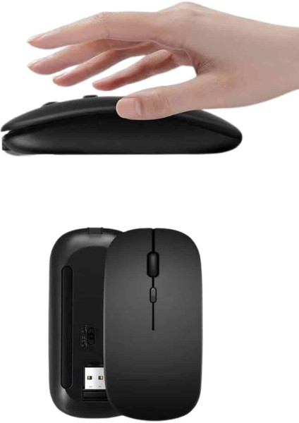 Kablosuz Mouse Fare Şarjlı Bluetooth Wireless Çift Modlu Sessiz modelleri