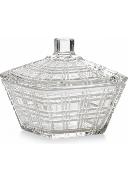 2'li Hasır Dekor Kare Cam Şekerlik Seti fırsatları