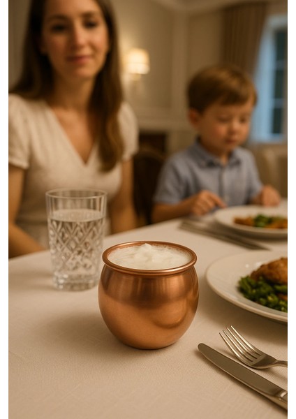 Bakır Tombul Bardak