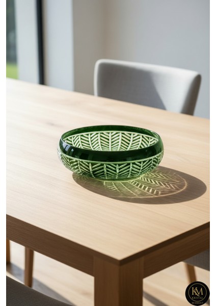 Kristal Dekor Kase 28CM Paris Sofra Sunum Kasesi