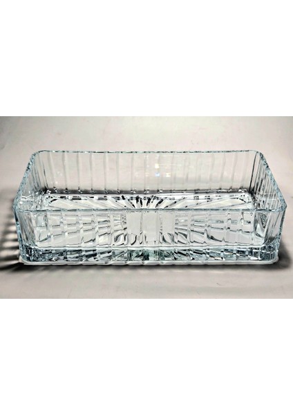 El Yapımı Kristal Vertical Kesim Batom Dekoratif Sunumluk Kase fırsatları