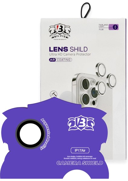 Rdbydn Newface Apple Iphone 17 Air Bilvis Titan Kamera Lens - Siyah