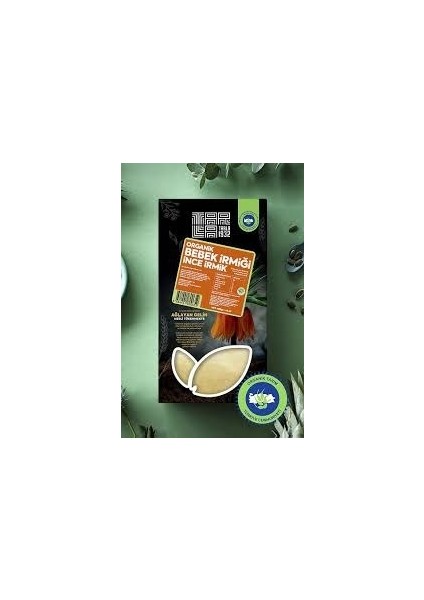 Organik Bebek Irmik (İnce İrmik) | Katkısız & Doğal | 400 gr