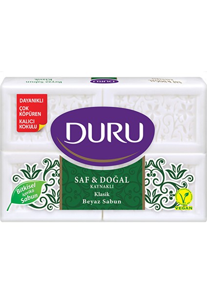 2 Adet Duru Beyaz Sabun 4*200 gr