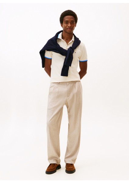 Sarı Erkek Polo T-Shirt MW0MW40308Z00_CUFF Interest Slım Fı