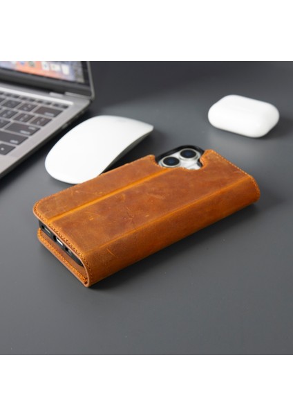 iPhone 17 Hakiki Deri Mıknatıslı Cüzdan Kılıf – Magsafe Uyumlu, Rfıd Korumalı, El Yapımı fiyatları