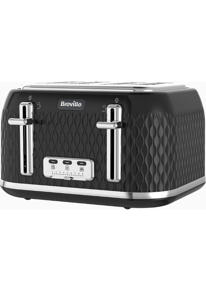 Curve 4 Dilim Geniş Yuvalı Tost Makinesi