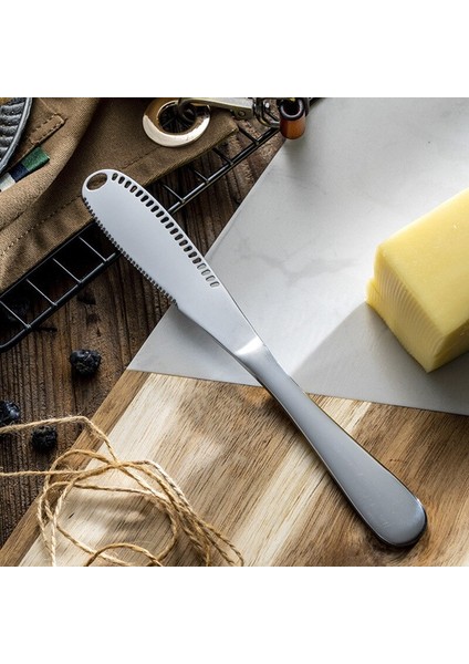 Delikli Tereyağı Bıçağı - Paslanmaz Kaşar Peynir-Çikolata Sürme Bıçağı modelleri
