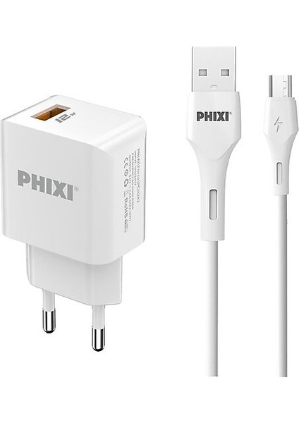 PCH242M Force 2.1A Micro USB Şarj Cihazı