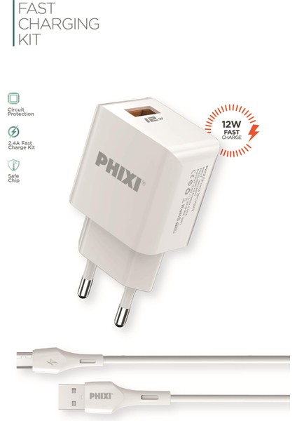 PCH242M Force 2.1A Micro USB Şarj Cihazı fiyatları