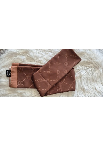 Moda Kaşmir Kahverengi Desenli Şık Şal