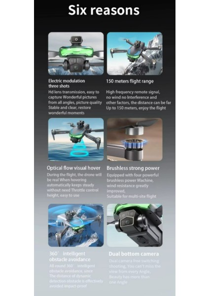 A17 Kolay Kullanımlı Eğitim Drone Hd Kamera, 360° Engel Algılama,taşıma Çantalı