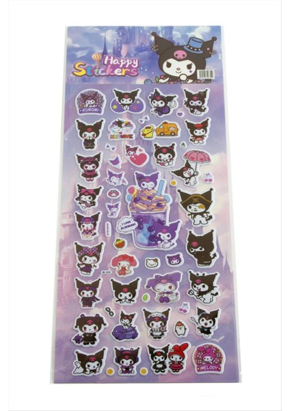 Çzgflm Karakteri Kabartmalı Sticker