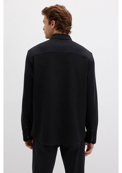 M Logo Nakışlı Siyah Örme Gömlek 0211789-900 indirimleri