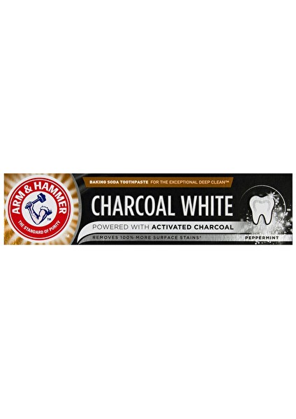 2 Adet Arm & Hammer Charcoal White Natural Diş Macunu 75 ml