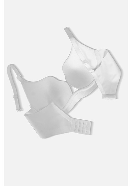 Istiridye Dantelli Wonna Baskılı Sütyen-Desteksiz Dolgusuz BALENLI-2822-EKRU modelleri