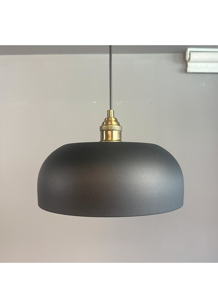 Siyah Rocha Metal Avize Lale Başlık Salon Masaüstü Mutfak Otel Tekli Avize Lamba Aydınlatma indirimleri