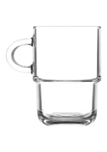 3 Adet Lav Cozy Cam Kulplu Kupa Bardak 350CC